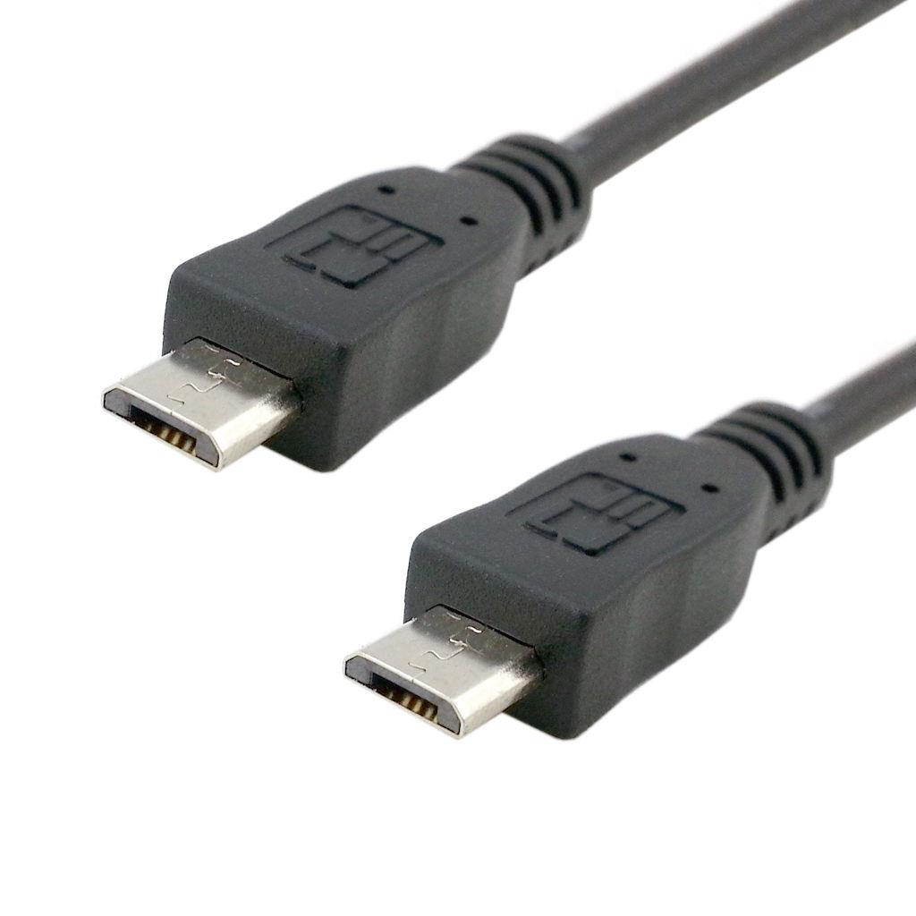 2pcs Micro USB male to Micro USB Male data charger cable for Mobile Phone