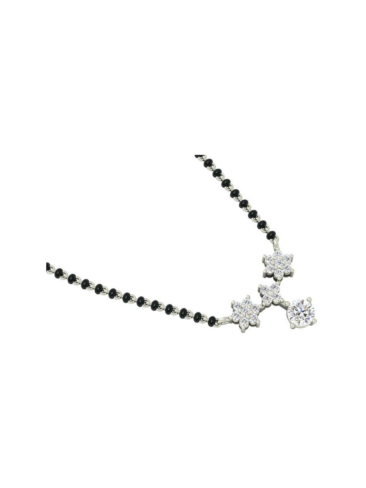 Clara 92.5 Sterling Silver Mangalsutra