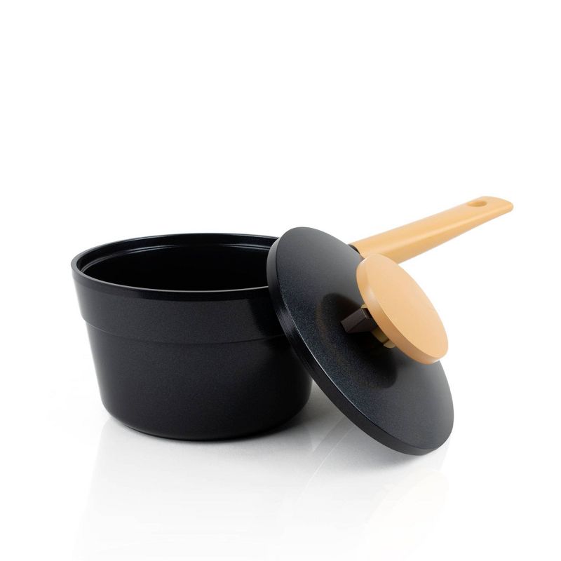 LocknLock Minimal 3qt Sauce Pan Black