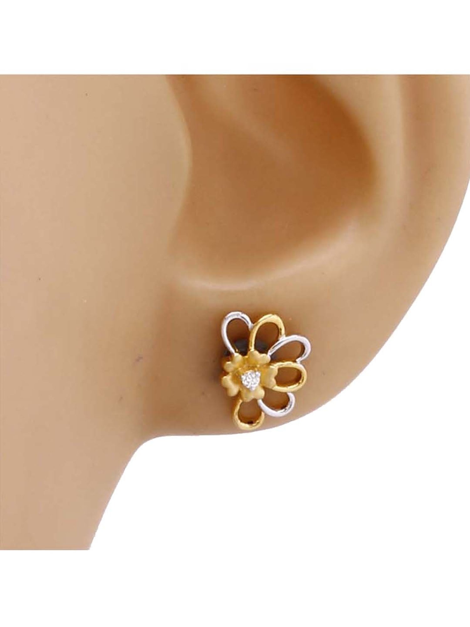 Waman Hari Pethe Jewellers 18k Gold & Diamond Earrings for Women