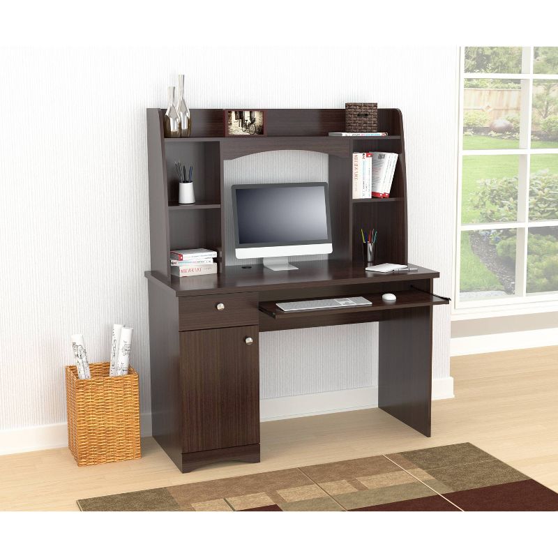 Workstation with Hutch Espresso - Inval