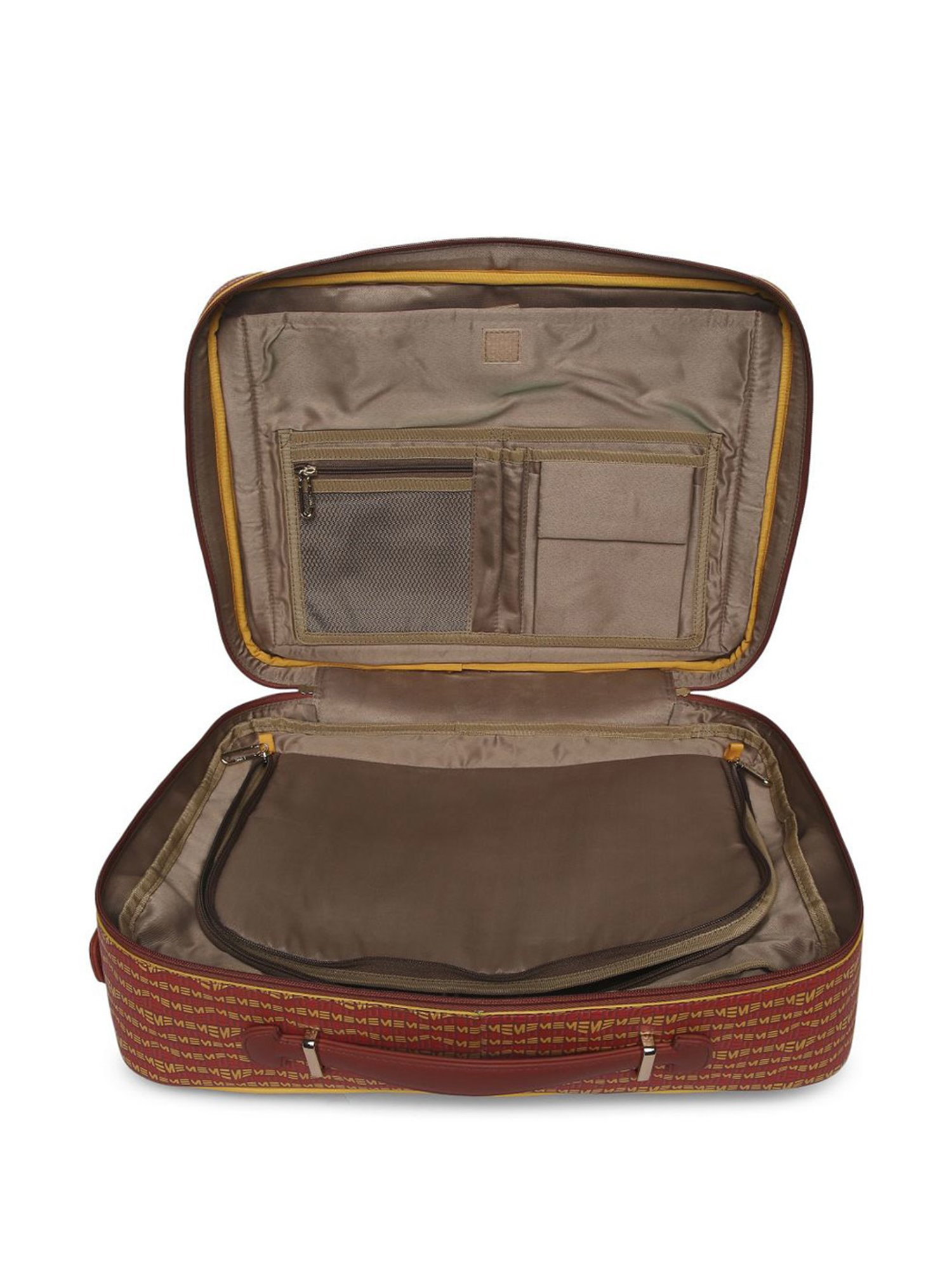 Eume Dragonfly Hot Sauce Red Leather Printed Backpack