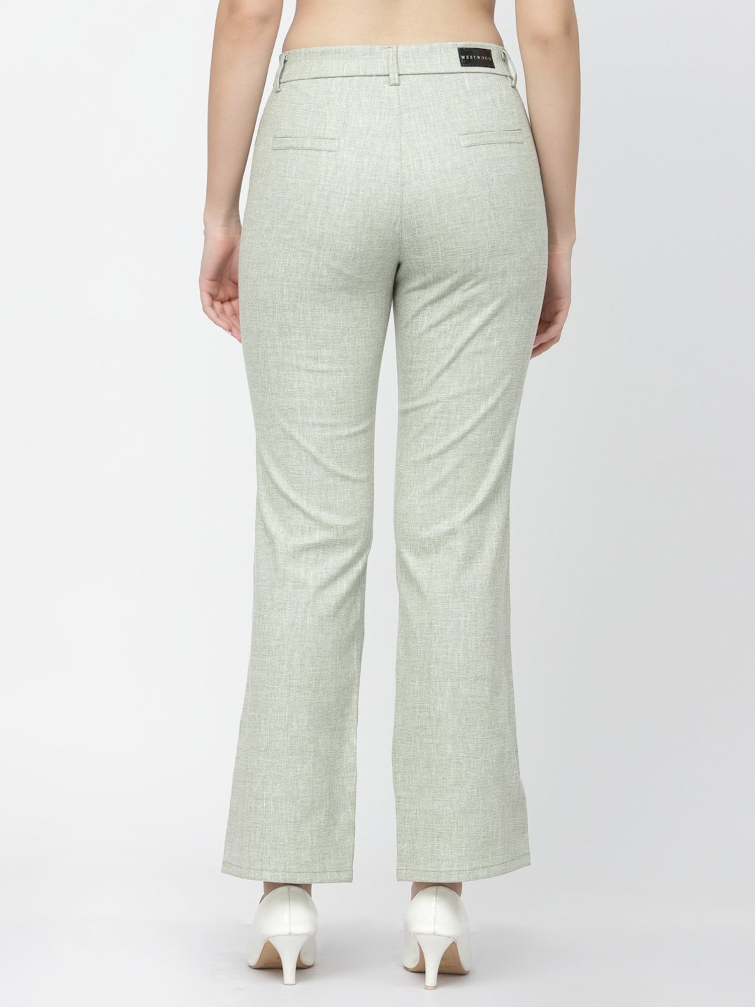 Westwood Olive Relaxed Fit Mid Rise Trousers