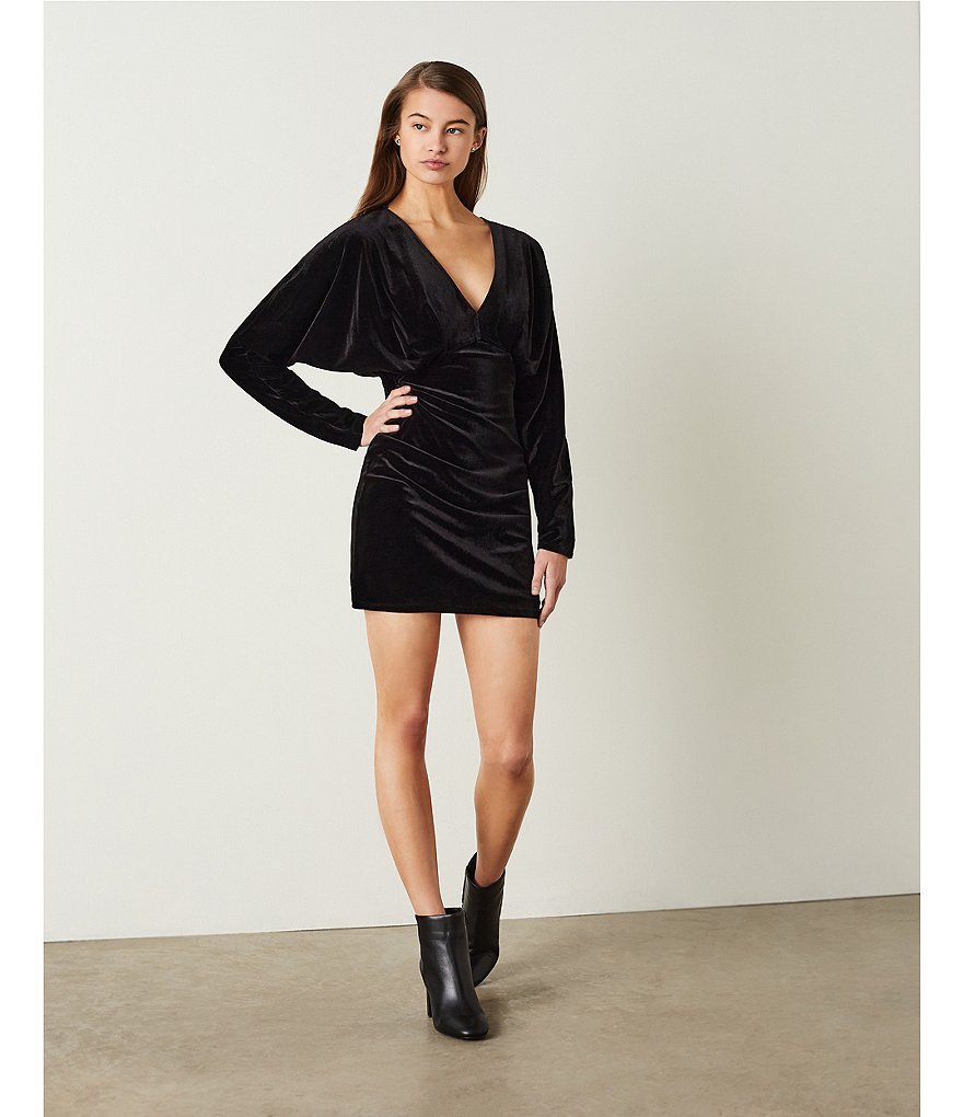 Blondie Nites High-Neck Shimmering Metallic Sheath Dress