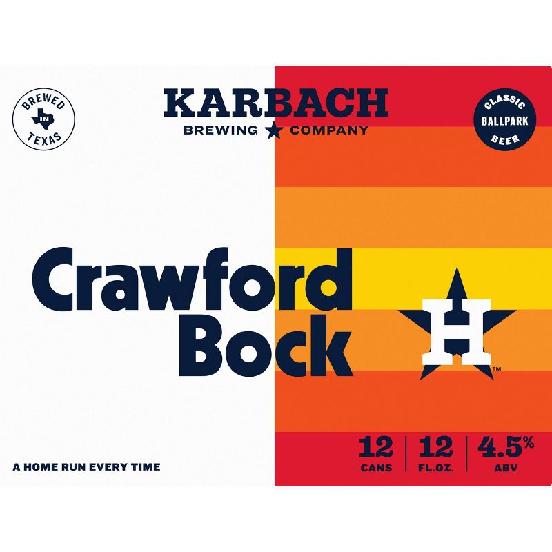 Karbach Crawford Bock Beer - 12pk/12 fl oz Can