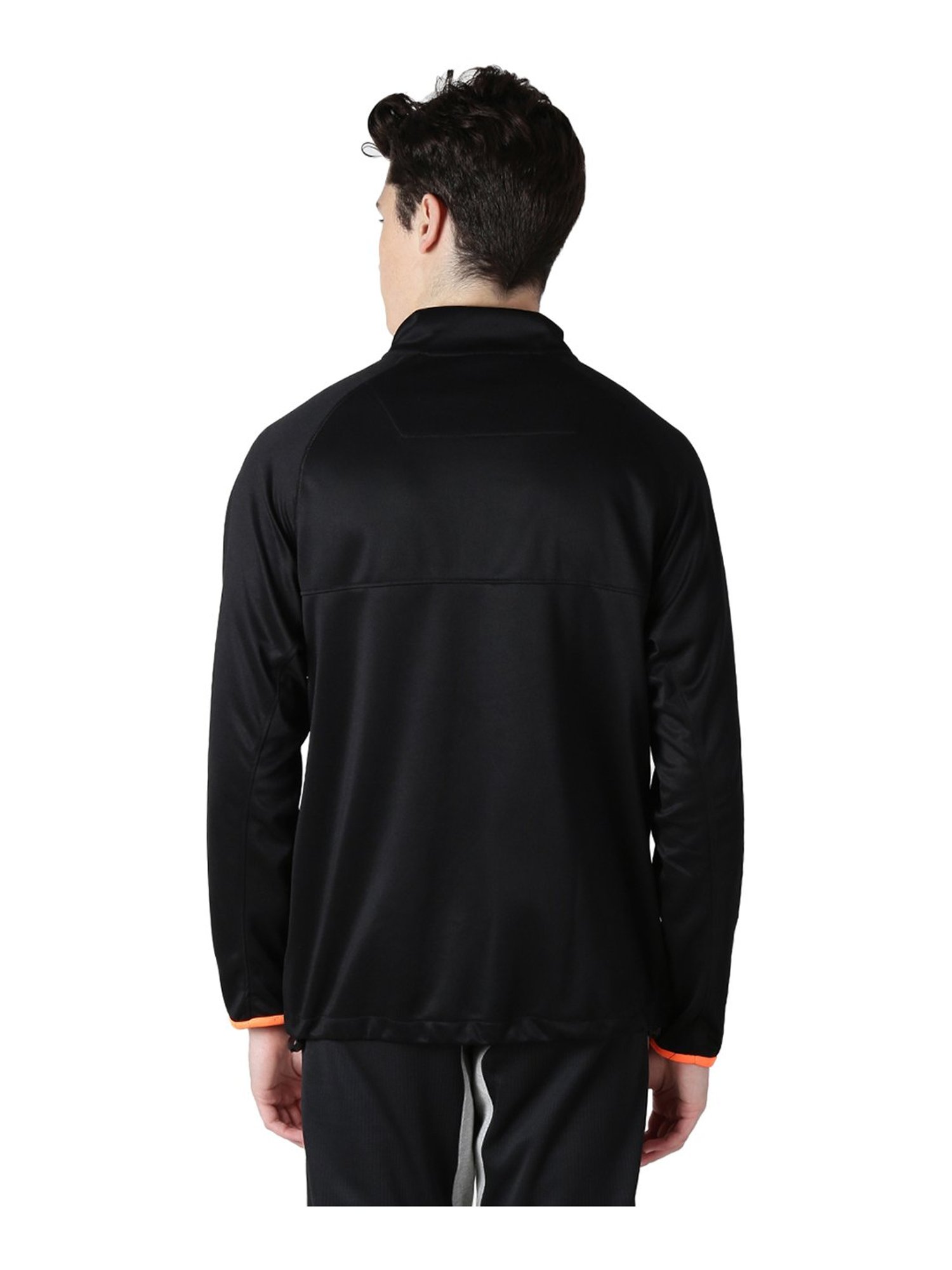ALCIS Black Mock Collar Sweatshirt