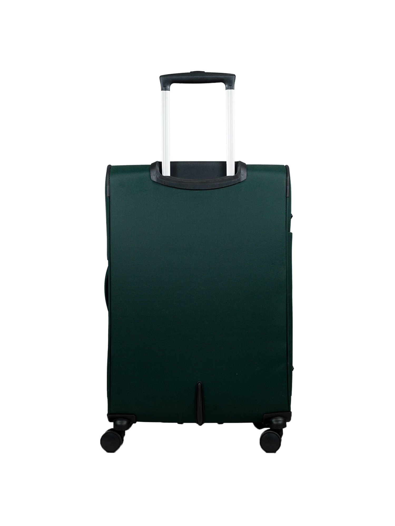Carriall Green & Beige 4 Wheel Medium Soft Cabin Trolley Pack of 2 - 68 cm