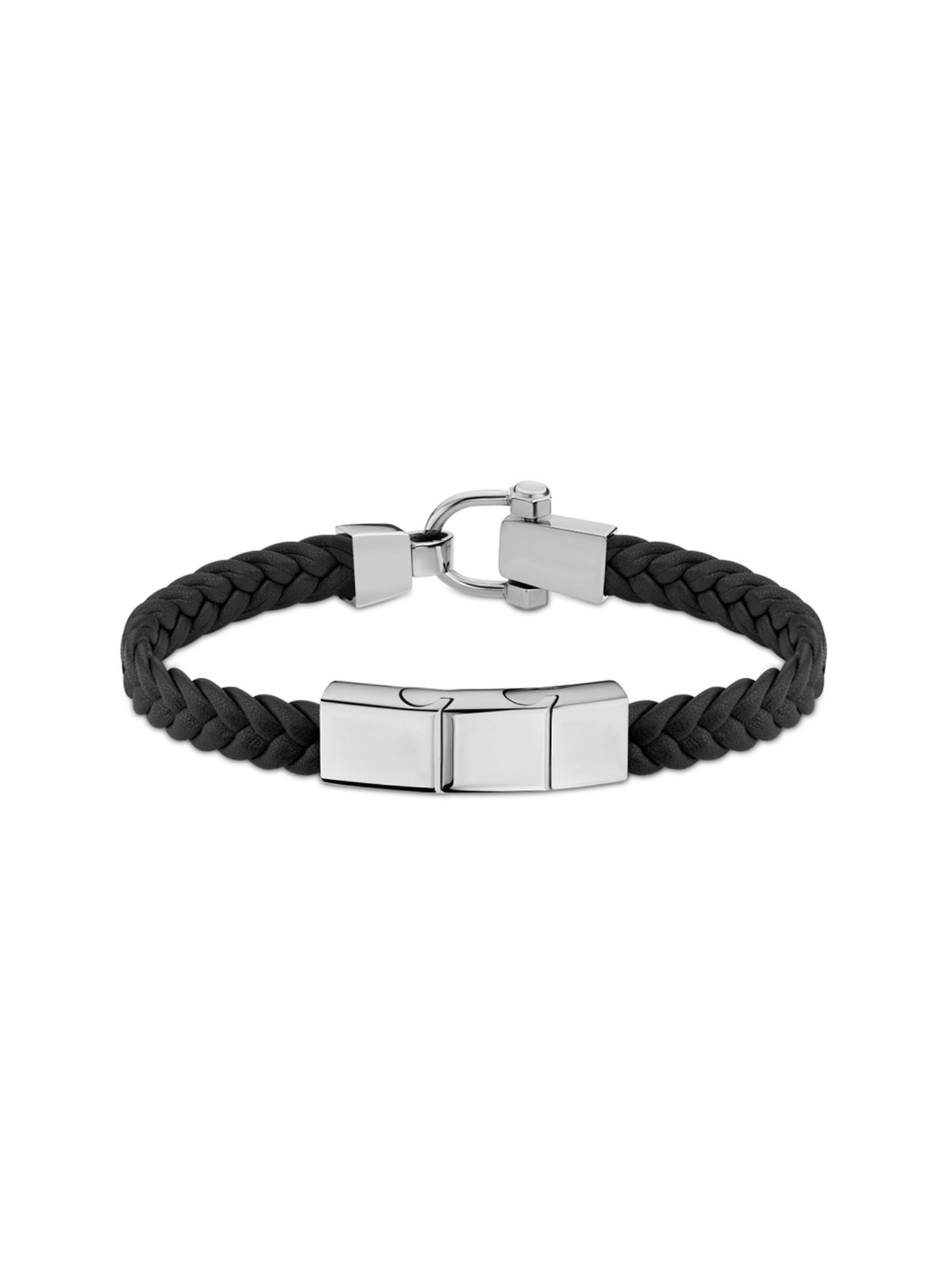 Bold by Priyaasi Trishul Rudraksh Silver-Plated Bracelet for Men