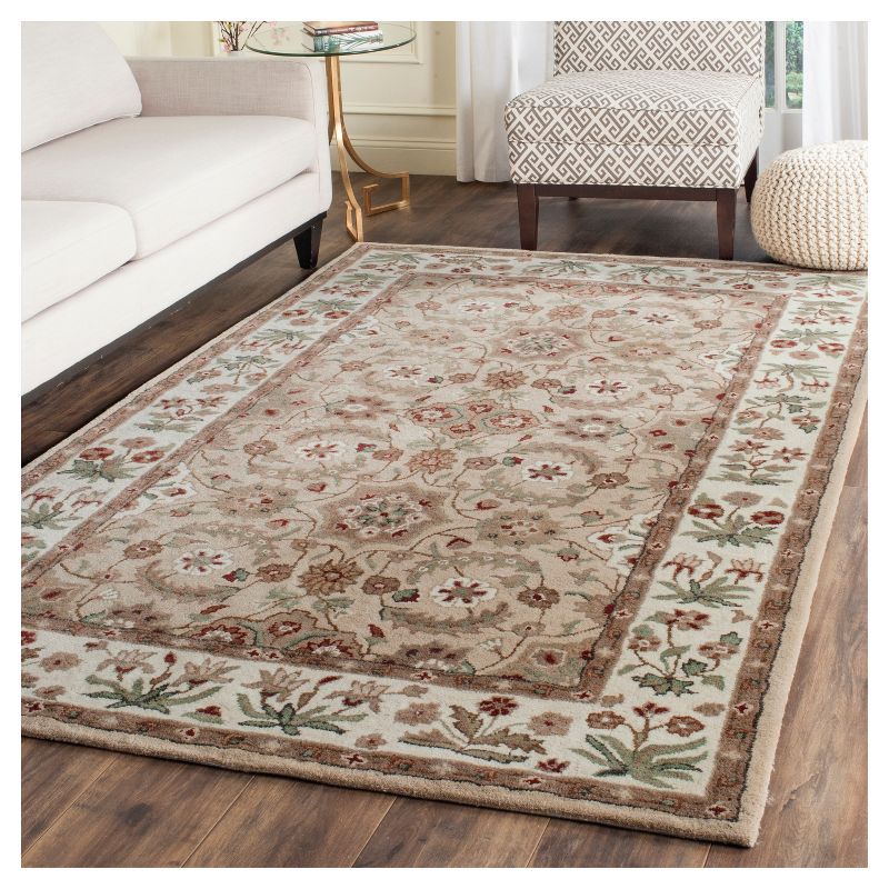 5'x7' Rectangle Braided Solid Jute Area Rug Brown - Okuna Outpost