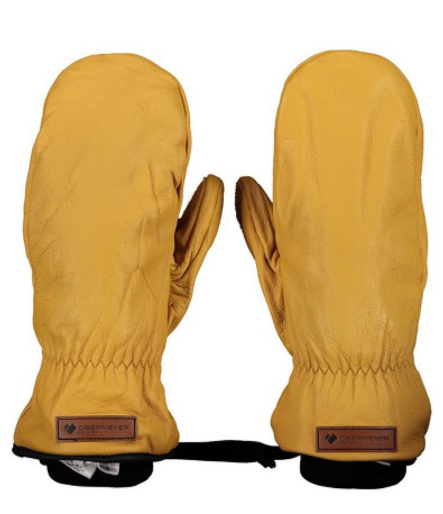 Obermeyer Glo Leather Snow Ski Mittens