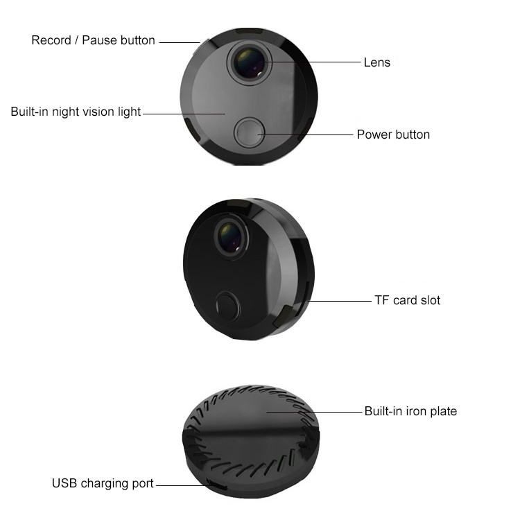 HDQ15 HD 1080P WIFI Mini Camera, with IR Night Vision & Remote Surveillance
