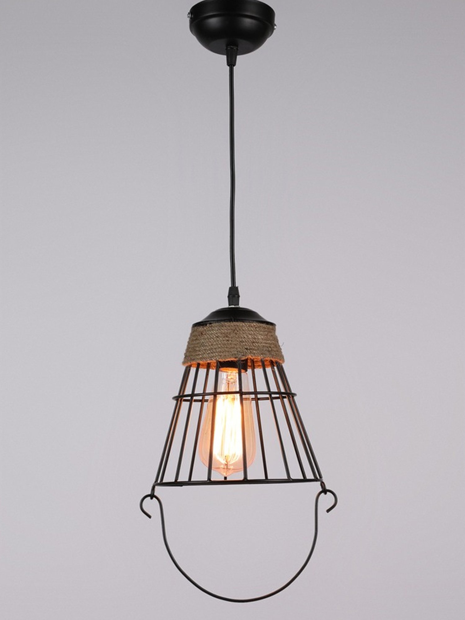 DecorativeRay Black Hanging Light - Set of 1