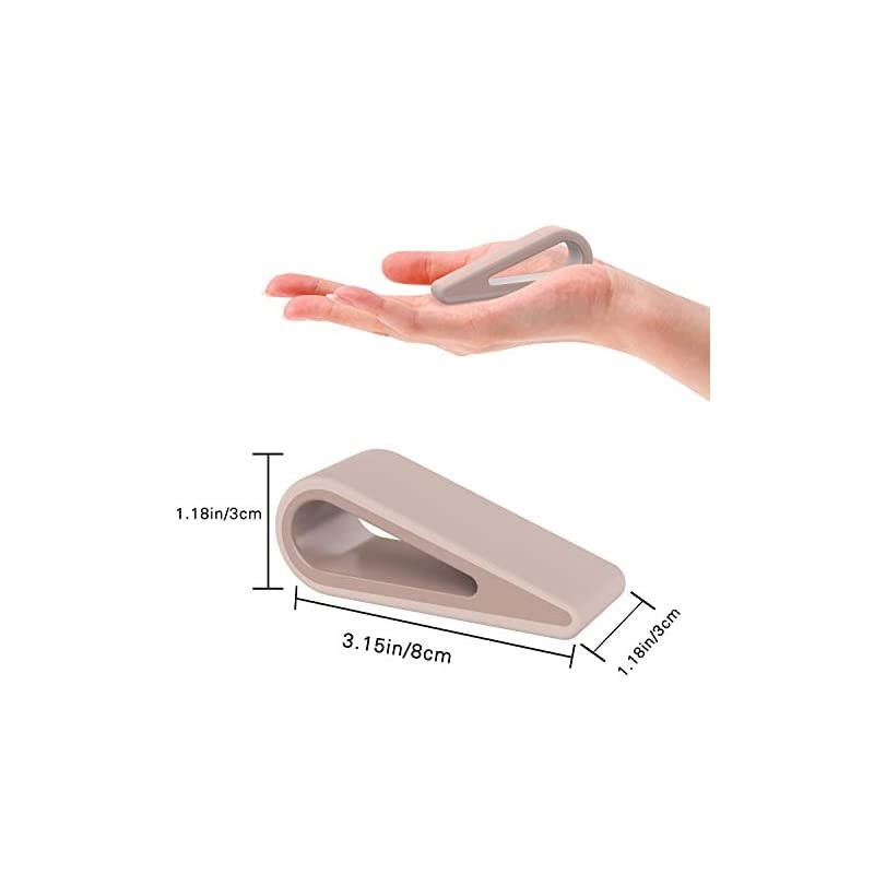 Universal Laptop/Notebook Stands, [4 Pack] Anti-Slip Durable Silicone Elevation Stand Lightweight Stable Kickstand, Ultra Compact & Portable Risers for Laptop, Tablet, Keyboard - Dusty Pink