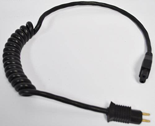 male to female coiled power cord for plastiflex telescoping wand