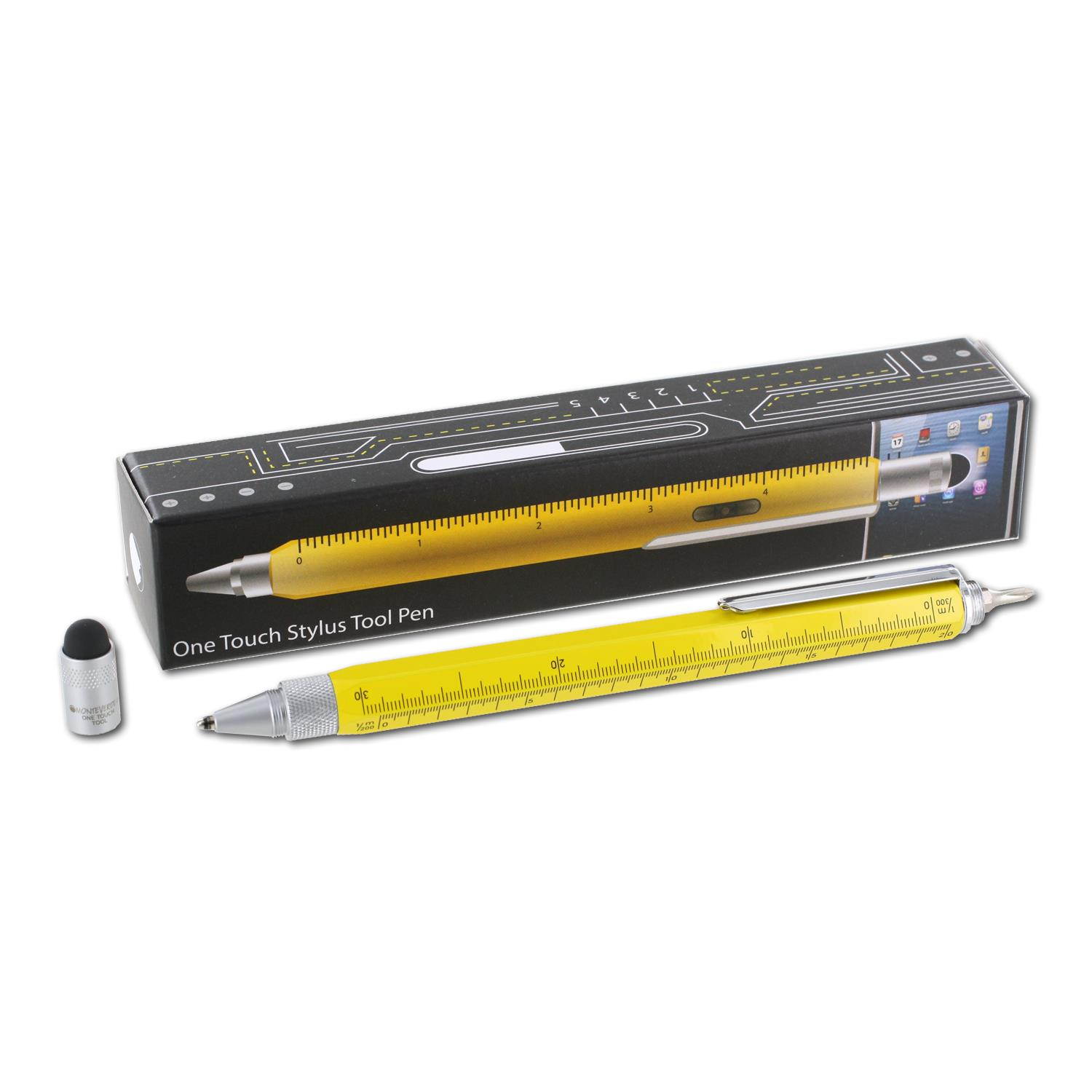 Monteverde Stylus One Touch 9-Function Tool Pen Yellow