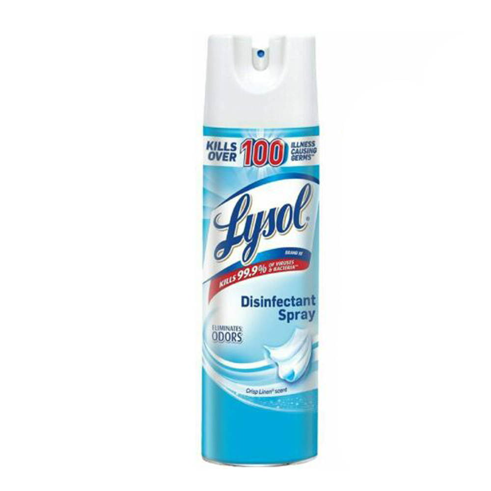 Professional LYSOL Brand 74828EA, Disinfectant Spray, Crisp Linen, 19 oz Aerosol Can