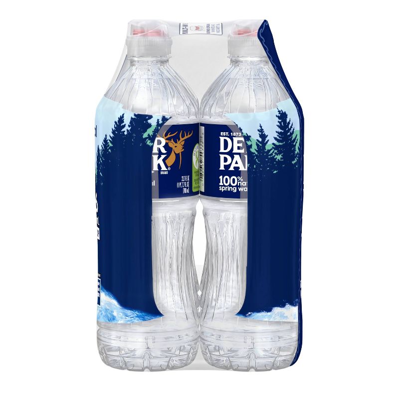 Deer Park Brand 100% Natural Spring Water - 6pk/23.7 fl oz Sport Cap Bottles