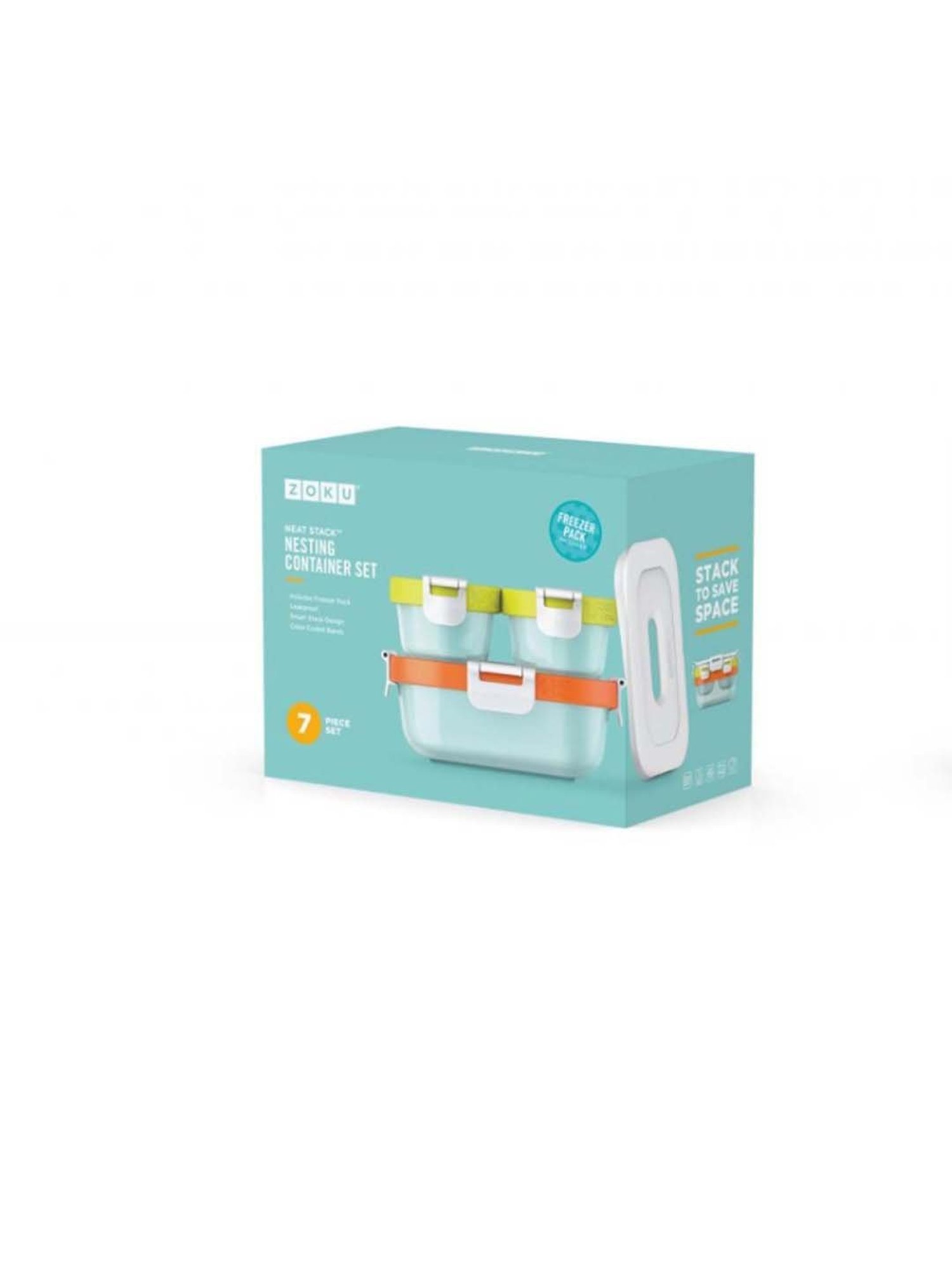 Zoku Multicolor Plastic Containers - Set of 7