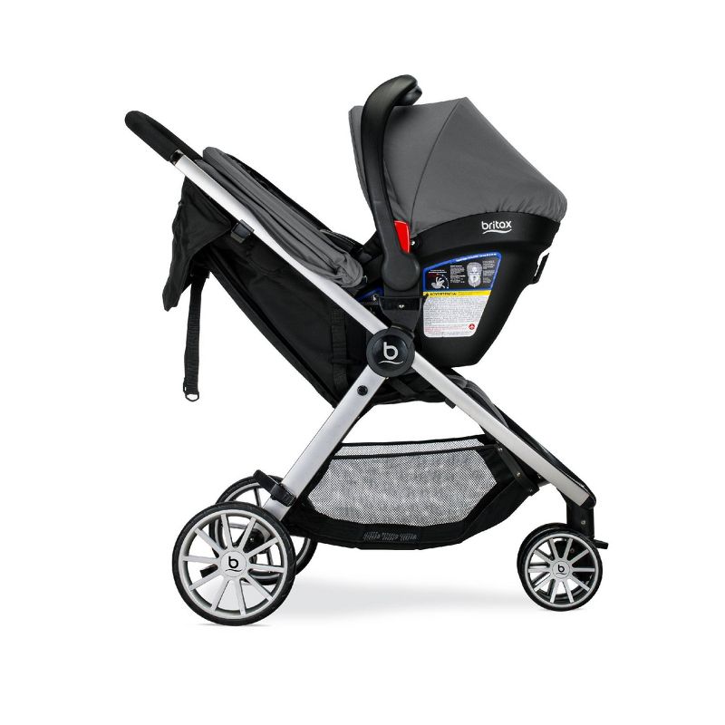 Cybex Eezy S+2 Travel System with Aton 2 Infant Car Seat - Deep Black