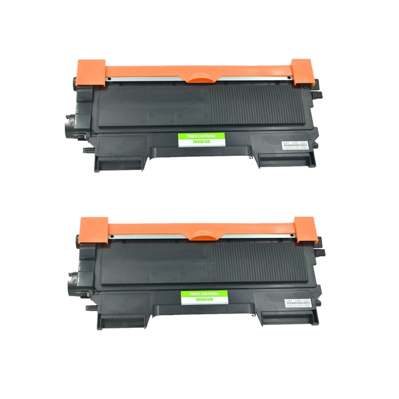 2PK TN450 Toner Cartridge For Brother DCP-7060  7065  7060DR 7070 7065DR  7070DWR