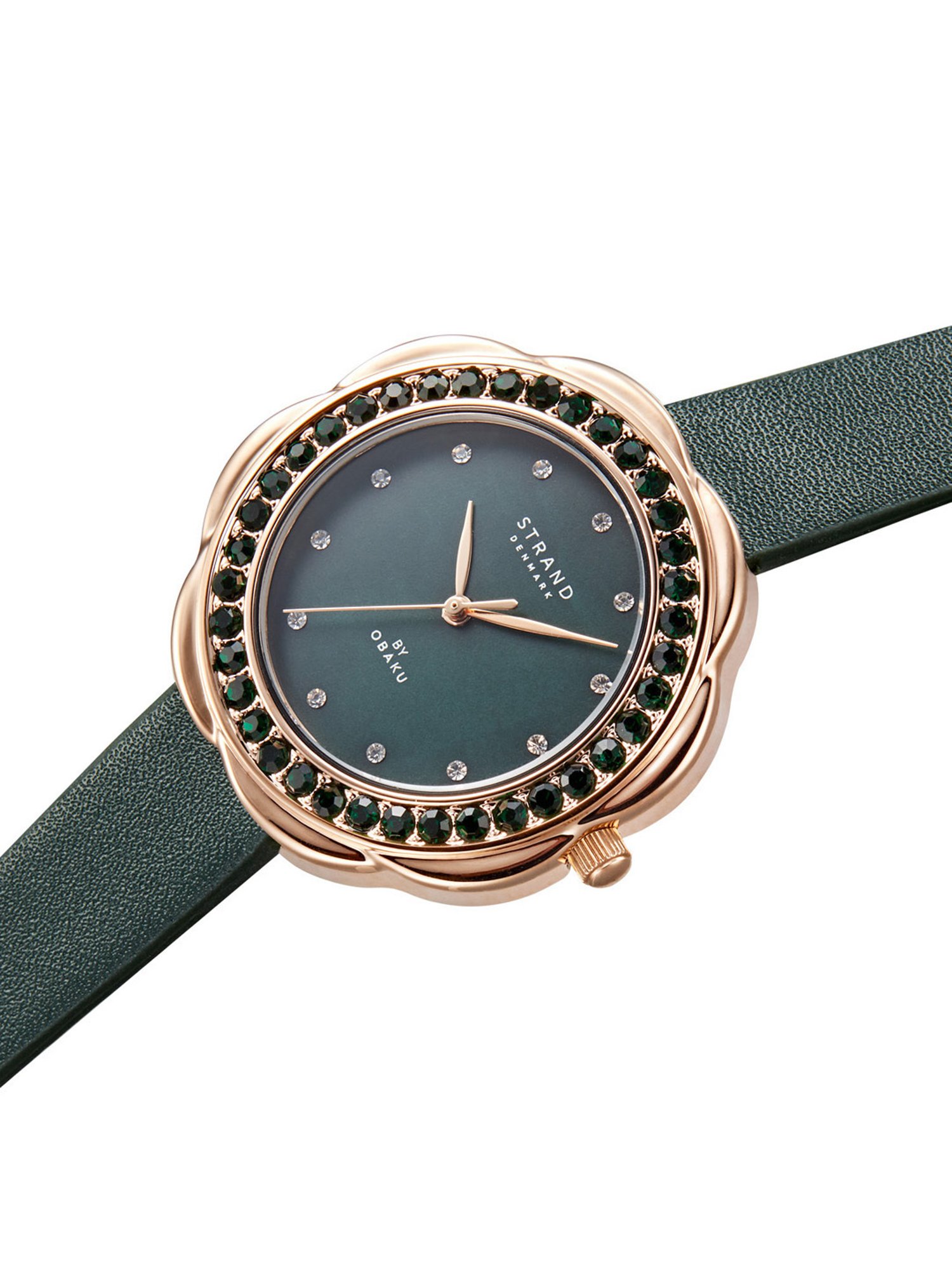 Strand By Obaku S735LXVEVE-CSE Cosmos Moss Analog Watch for Women