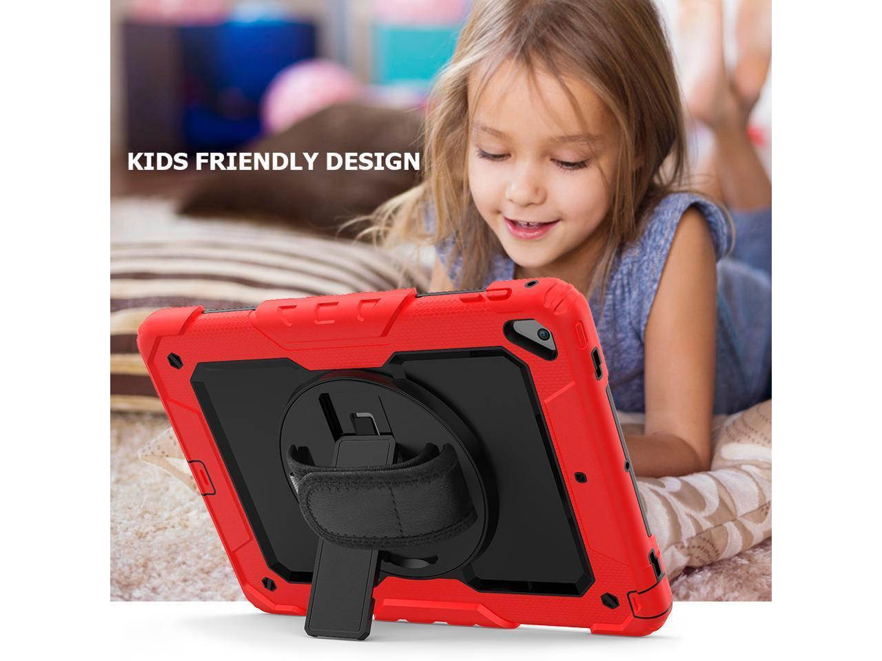 iPad 9.7 2018 2017 Case iPad Air 2 Case iPad Pro 9.7 Case Heavy Duty Rugged Shockproof Protective Hard Case Cover For for Apple iPad 6th / 5th Generation / iPad Air 2 / iPad Pro 9.7 inch