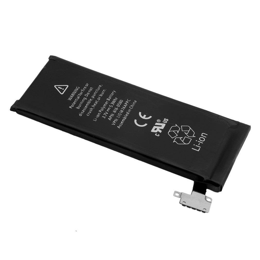 Portable 5 PCS 1430mAh 3.7V Li-Ion Polymer Internal Battery For iPhone 4S