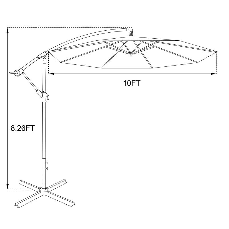 9' x 5' Rectangular Double Top Patio Outdoor Market Umbrella Emerald Green - Crestlive Products