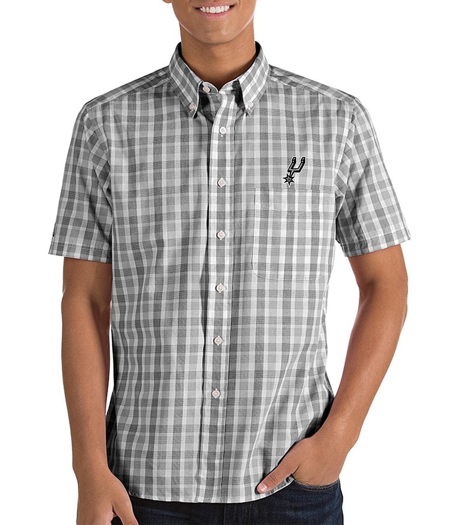 Antigua NBA Crew Short-Sleeve Woven Shirt