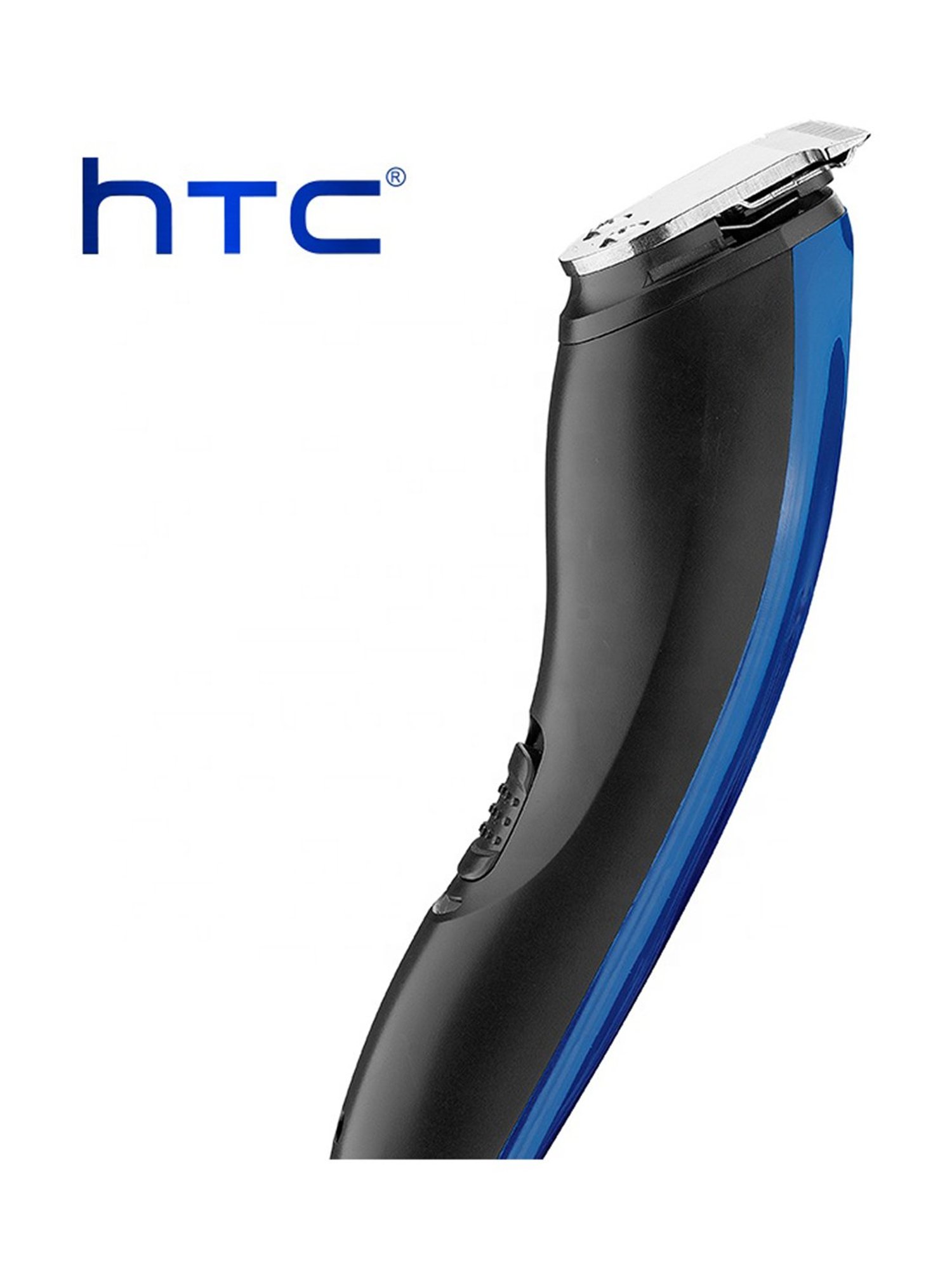 HTC AT-528 Rechargeable Hair Trimmer with 45 min Runtime, 4 Length Settings (Blue)