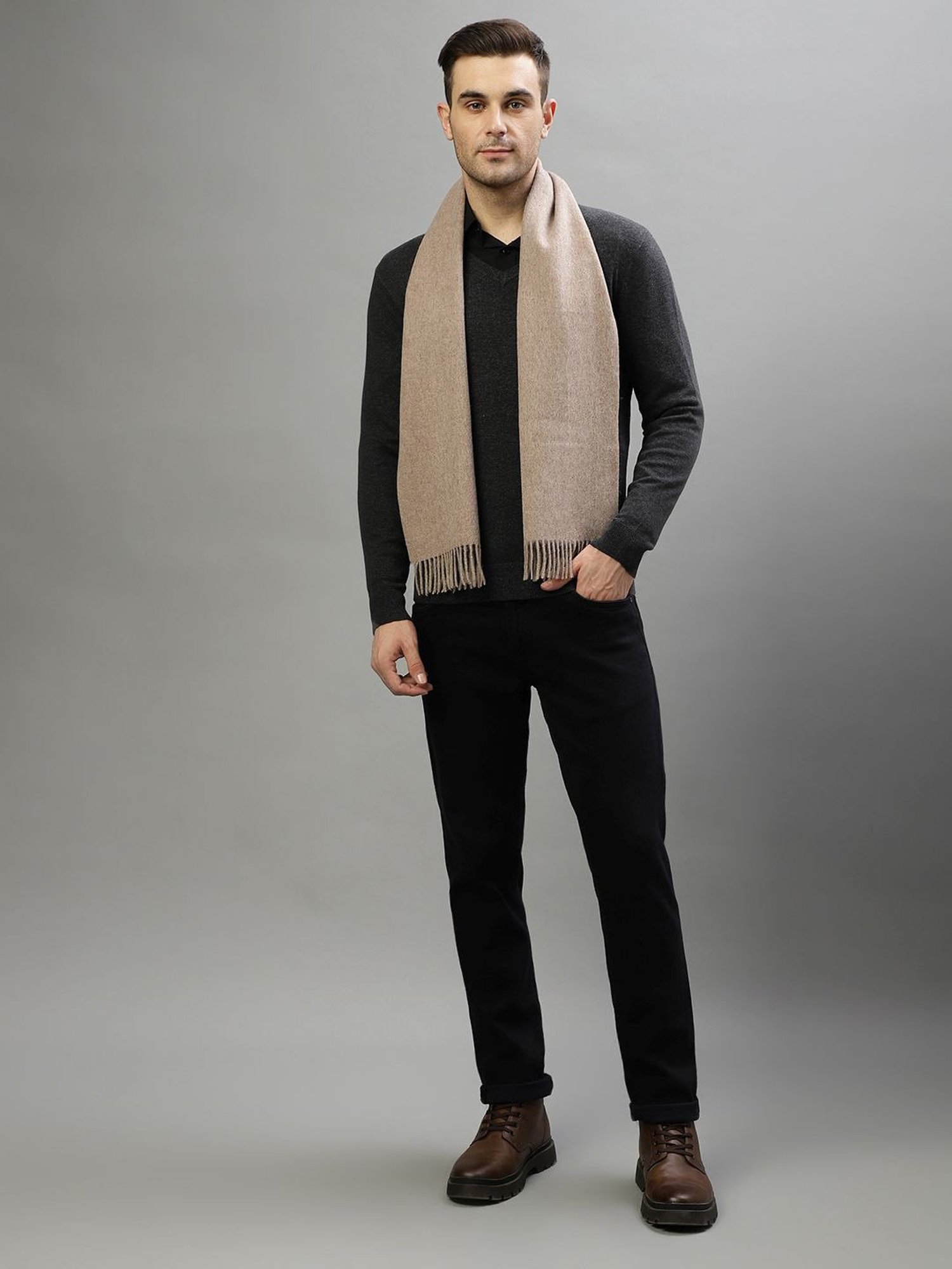 Gant Green Wool Solid Muffler