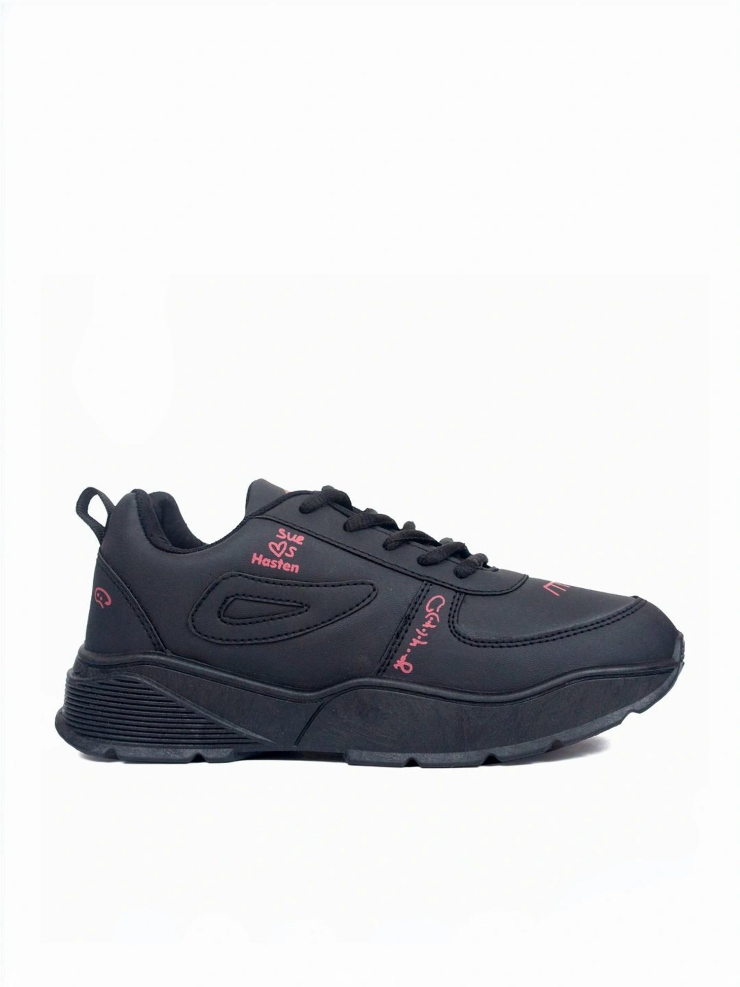 Asian Women's Black Running Shoes