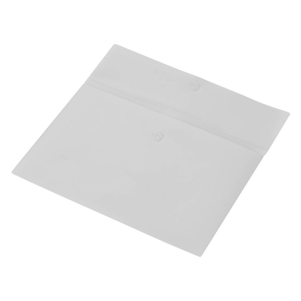 B5 Size Envelope Folder PP Plastic Storage Pouch Holder Paper Document File Folder Organizer Bag with Snap