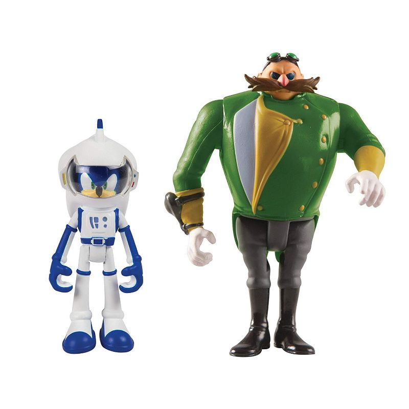 Tomy Sonic the Hedgehog Sonic Boom 3 Inch Figure 2 Pack - Spacesuit Sonic & Eggman
