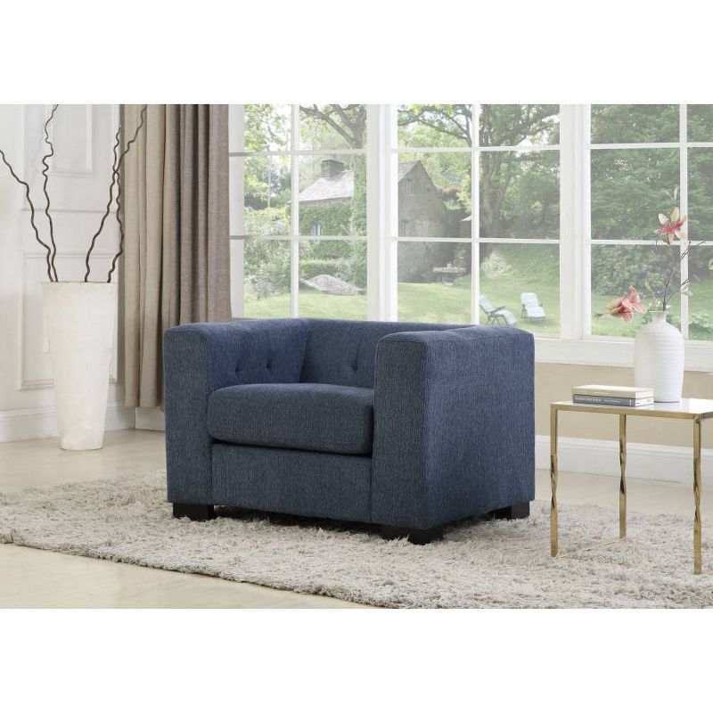 Seto Club Chair Blue - Chic Home Design