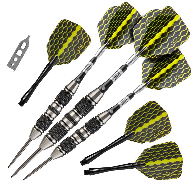 Viper The Freak 22 Grams Steel Tip Darts 3 Knurled Rings Barrel