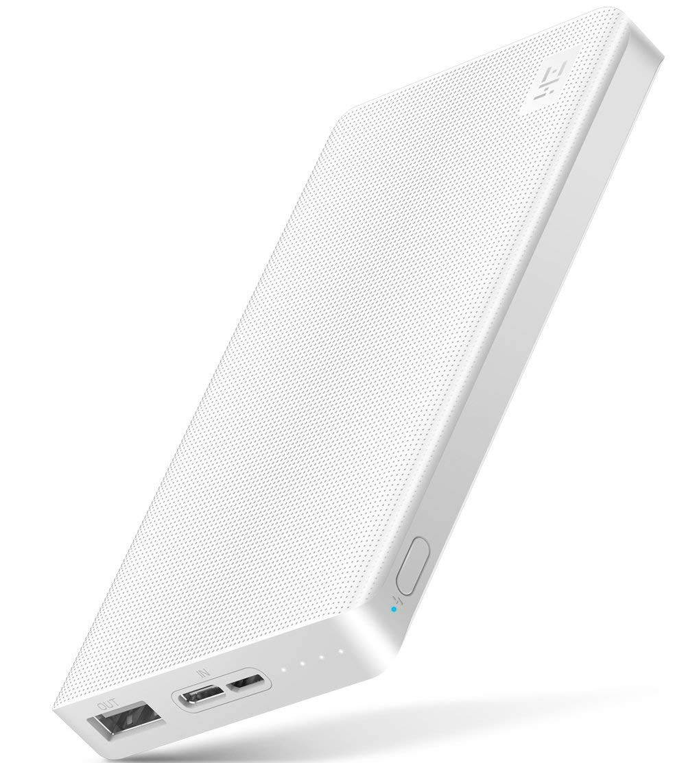 ZMI PowerPack 10K Smallest Lightest 10000mAh Battery Pack Fast Charging Portable Charger Pocket Power Bank for iPhone iPad Samsung (Nexus Pixel 2/XL Require Special Cord) Phone Cords Sold Separately