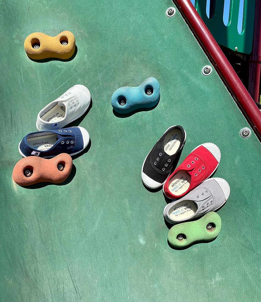 Copper Key Adventure Wear Kids' Budeee-A Washable Eyelet Sneaker (Toddler)