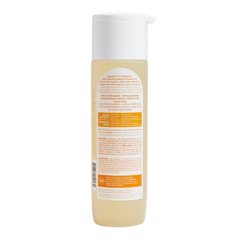 The Honest Company Everyday Gentle Shampoo & Body Wash Sweet Orange Vanilla - 10 fl oz