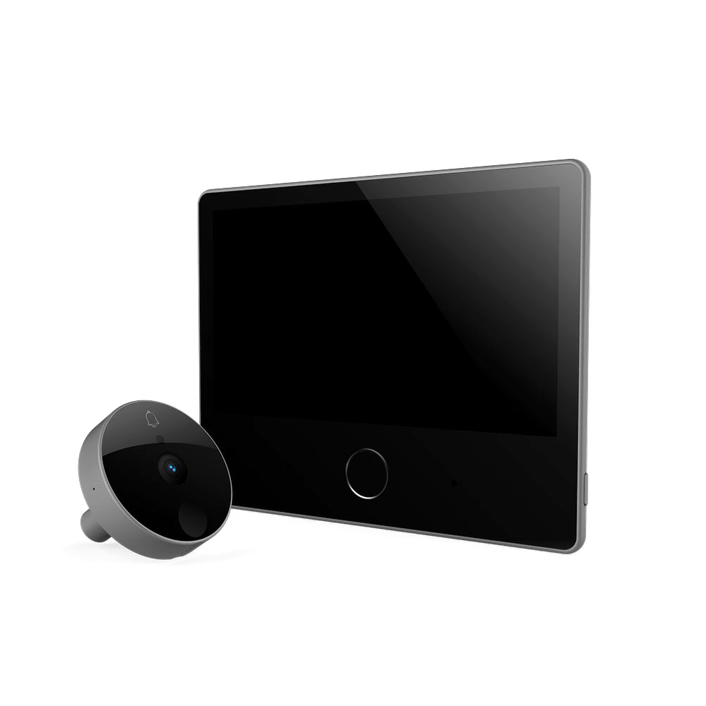 Xiaomi Mijia Loock Smart Peephole Door Viewer CatY Video Doorbell Youth Edition 720P Camera Face Detector Night Vision Anti-Thief Rechargeable IPS Display Wide Angle Monitor for Home Security