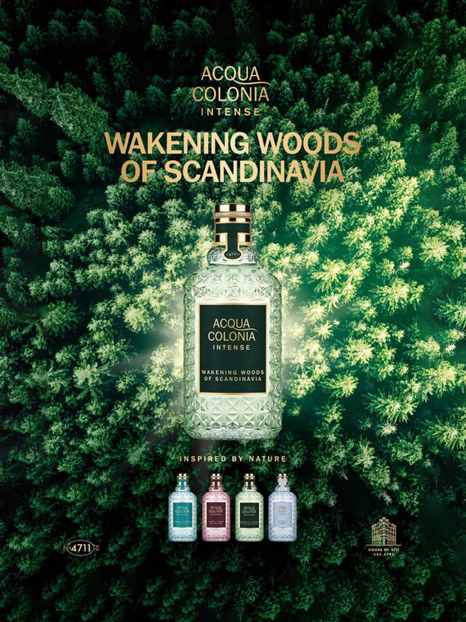 4711 Acqua Colonia Intense Wakening Woods Of Scandinavia Eau de Cologne - 170 ml