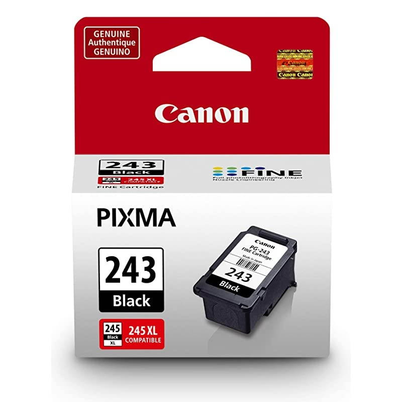 PG243 Black Ink Cartridge Compatible to iP2820 MX492 MG2420 MG2520 MG2920 MG2922 MG2924 MG3020 MG2525 TS3120 TS302 TS202 and TR4520