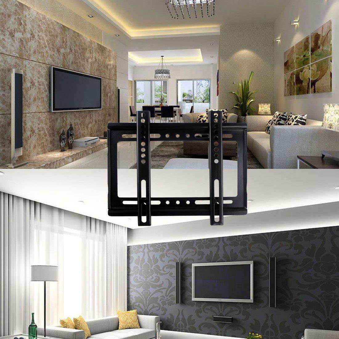 Orienttvbracket TV Wall Mount Bracket for most 14-40 Inch LED LCD OLED Plasma Flat Screen Panel with VESA up to 200x200mm and 55 lb