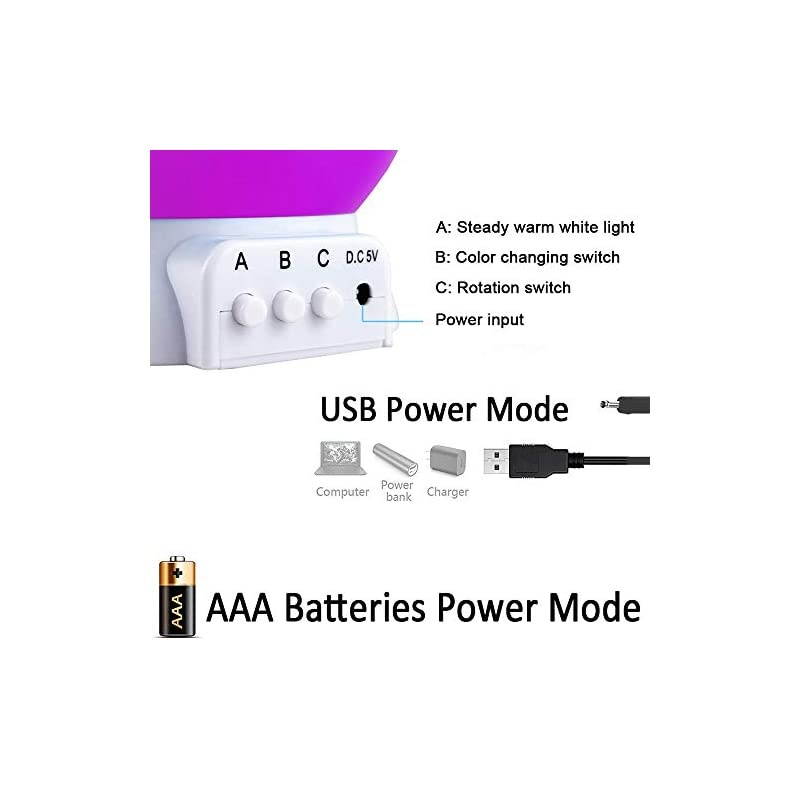 Toys for 78 Year Old Boys Girls Wonderful Quiet Rotating Starlight Toys for 210 Year Old Girls Romantic Magical Birthday Presents Gifts for 210 Year Old Boys Purple TSUSXK02