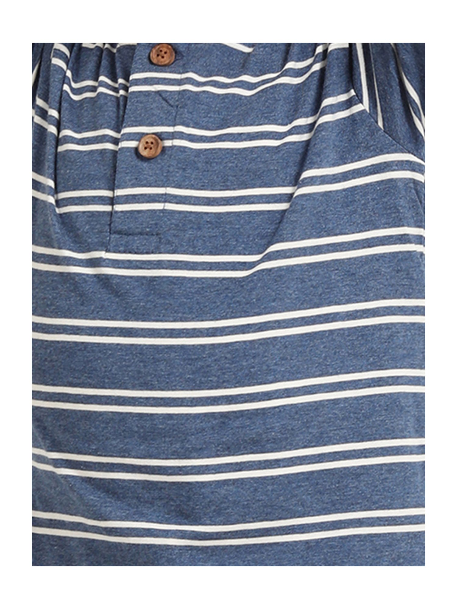 Campana Kids Blue Striped T-Shirt