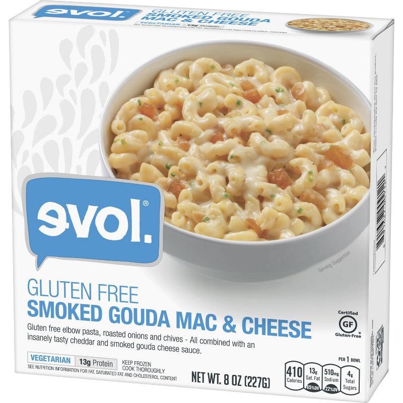 Evol Gluten Free Smoked Gouda Frozen Mac and Cheese - 8oz