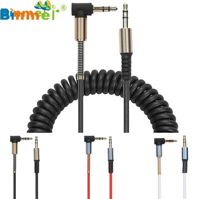 Factory Price Binmer New 3.5mm Stereo Male To Male AUX Retractable Stretched Audio Cable Oct21 Drop Shipping