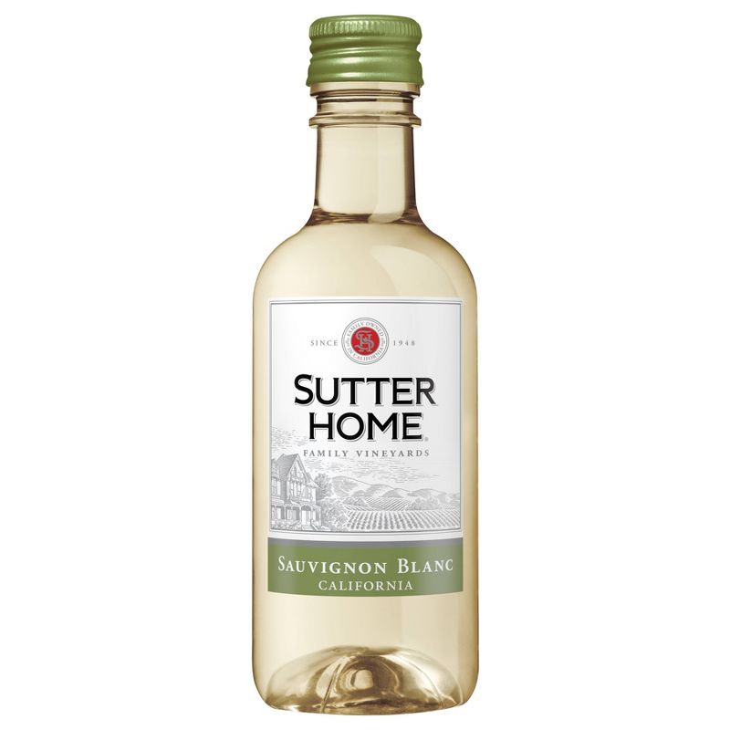 Sutter Home Sauvignon Blanc White Wine - 187ml Bottles/4pk