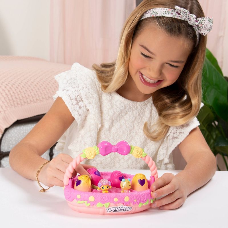Hatchimals CollEGGtibles - Spring Basket with 6 Hatchimals CollEGGtibles