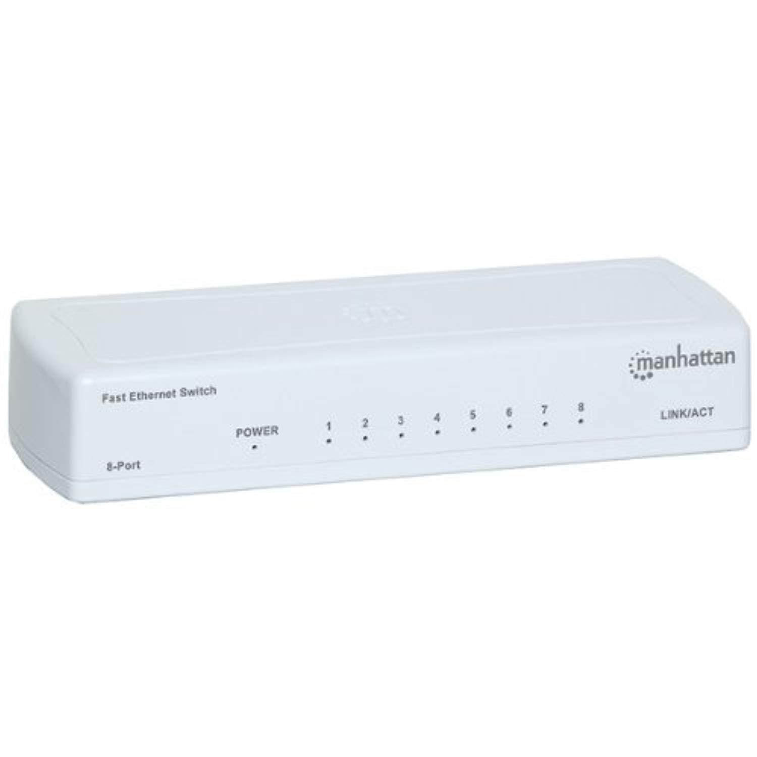 manhattan 560689 fast ethernet office switch (8 port)